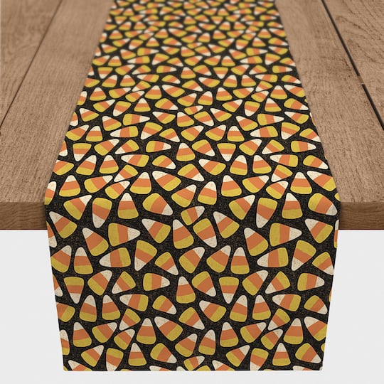 Candy Corn Pattern Table Runner